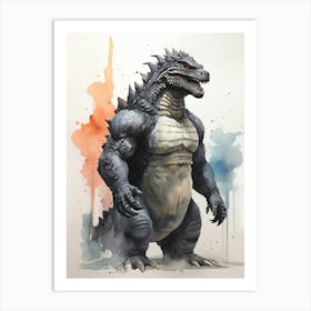 Godzilla 15 Art Print