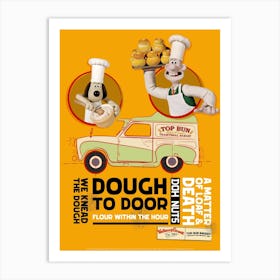 Dough To Door Art Print