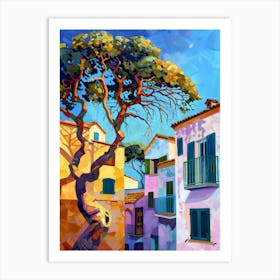 Tree In The Street 1 Art Print