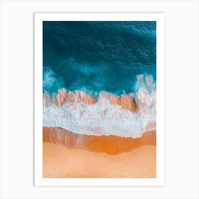 Aerial View Of The Beach 9 Art Print