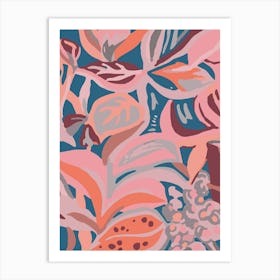 Pink Hibiscus Art Print