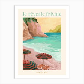 Le Rêverie Frivole - Beach Art Print
