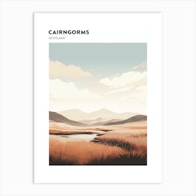 Cairngorms National Park Scotland 1 Hiking Trail Landscape Poster Art Print