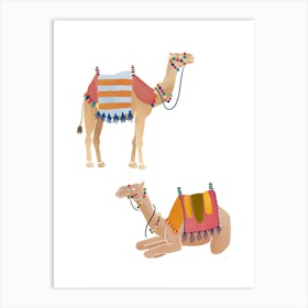 Camels Art Print