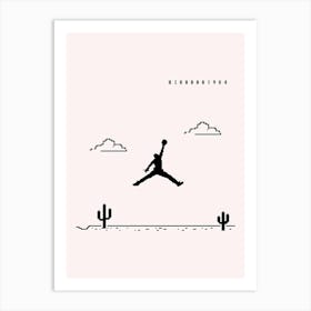 Nike Jordan Jumper Art Print