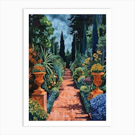 Hampton Court Palace Gardens London Parks Garden 3 Painting Art Print