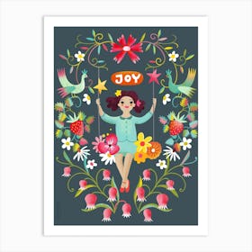Swing Full Of Joy Art Print