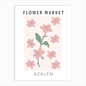 Flower Market Pink Poster