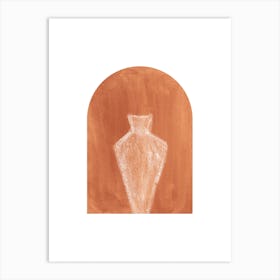 Terracotta Vase Art Print