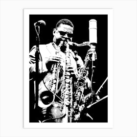 Rahsaan Roland Kirk Music Legend Art Print