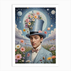 The Man In The Top Hat Art Print