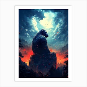 Kong Kong Art Print