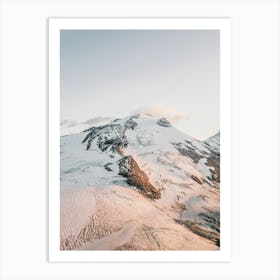 Winter Mountain Sunrise Art Print