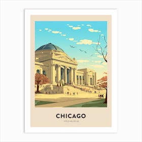 Field Museum 3 Chicago Travel Poster Art Print