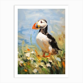 Bird Painting Puffin 2 Art Print