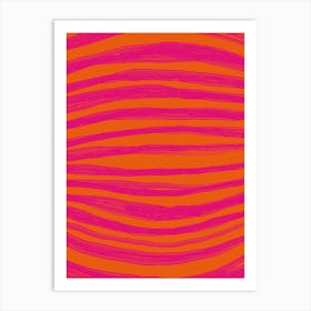 Zebra Stripes Art Print