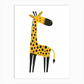 Yellow Giraffe 2 Art Print