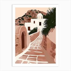 Greek Village 9 Art Print