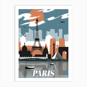 Paris Portrait2 Art Print