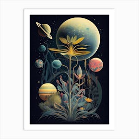 Faraway Botanic Space #1 Art Print