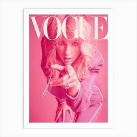 Taylor Swift Era S Tour Pink Vogue Cover Art Print