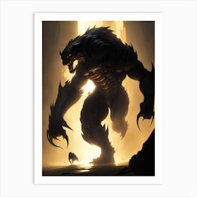 Creature Of The Night Art Print