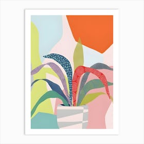 Plant In A Pot Art Print