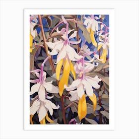 Lobelia 2 Flower Painting Art Print