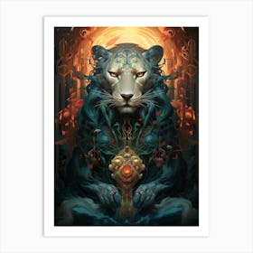 Lion Of The Forest Art Print