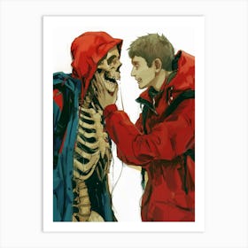 Skeleton 4 Art Print