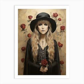 Stevie Nicks Hallway Art Print 0 Art Print