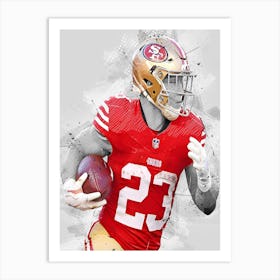 Christian Mccaffrey San Francisco 49ers Art Print