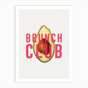 Brunchclub Art Print