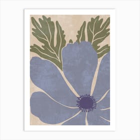 Blue Poppy Art Print