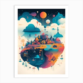 Space City Art Print