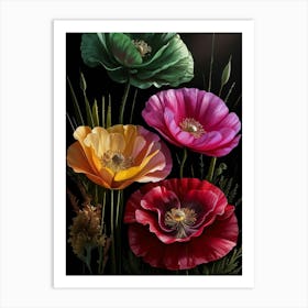 Poppies 12 Art Print