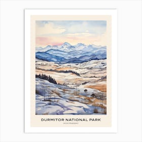 Durmitor National Park Montenegro 3 Poster Art Print