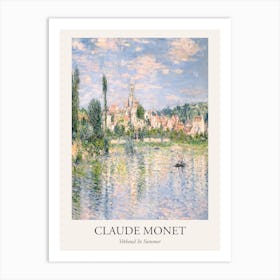 Vétheuil In Summer, Claude Monet Poster Art Print