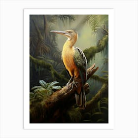 Golden Wings: Sunbittern Wall Art Art Print