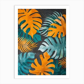 Tropical Leaves 143 Art Print