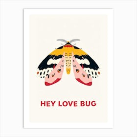 Hey Love Bug Poster 9 Art Print