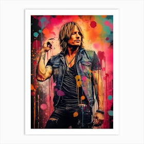 Keith Urban (7) Art Print