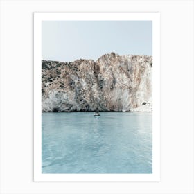 Milos Coastal Grandeur Art Print