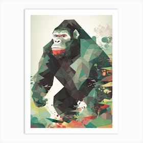  Digital Gorilla Art Art Print