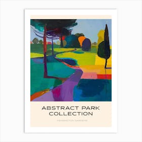 Abstract Park Collection Poster Kensington Gardens London 1 Art Print