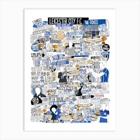 Leicester City Art Print