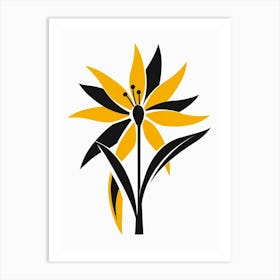 Yellow Flower 3 Art Print