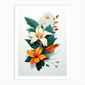 Artistic Flower Art Print