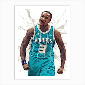 Terry Rozier Charlotte Hornets Art Print