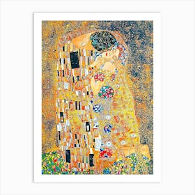 Kiss By Gustav Klimt Art Print